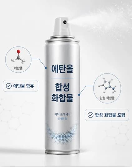 일반 캔 방향제 — 에탄올, 합성 화합물